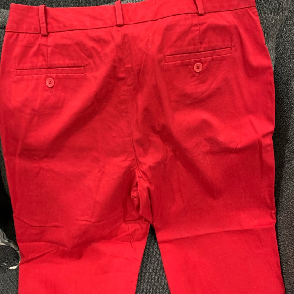 Talbot red capris - Picture 3 of 3